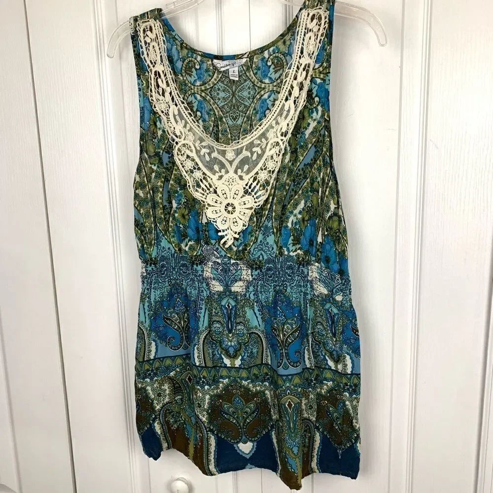 Speechless Embellished Tank‎